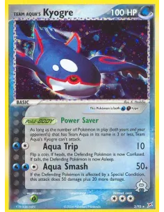 Team Aqua's Kyogre - Reverse Holo
