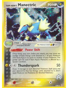 Team Aqua's Manectric - Reverse Holo