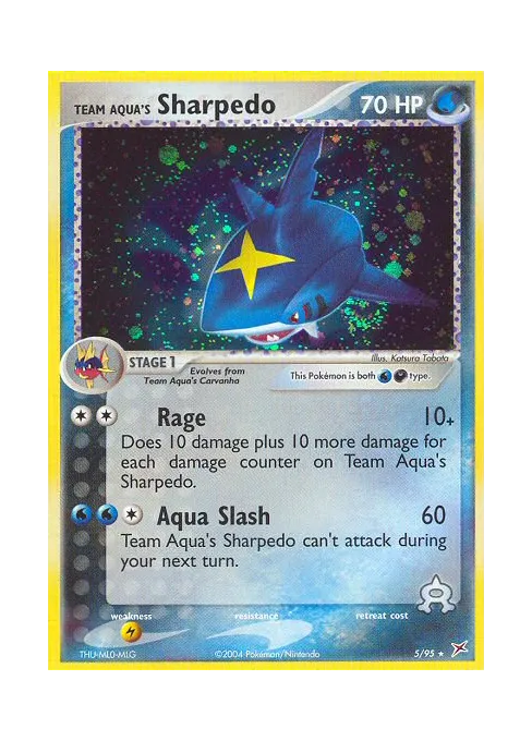 Team Aqua's Sharpedo - Reverse Holo