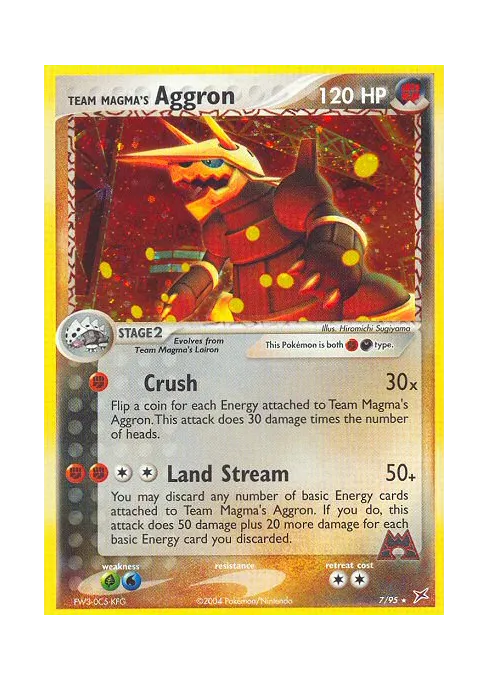 Team Magma's Aggron - Reverse Holo