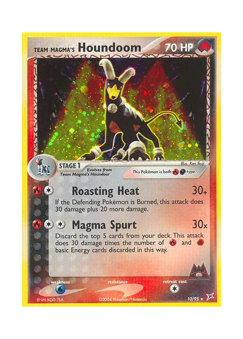 Team Magma's Houndoom - Reverse Holo