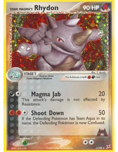Team Magma's Rhydon - Reverse Holo