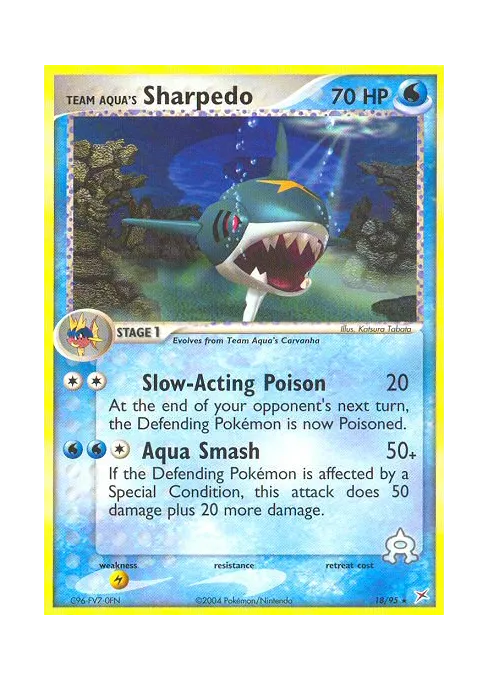 Team Aqua's Sharpedo - Reverse Holo