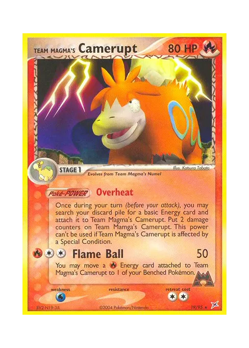 Team Magma's Camerupt - Reverse Holo
