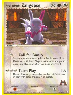 Team Magma's Zangoose - Reverse Holo