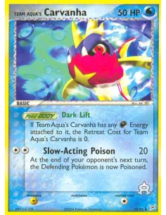 Team Aqua's Carvanha - Reverse Holo