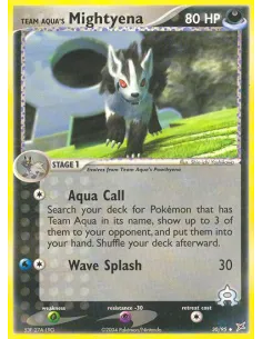 Team Aqua's Mightyena - Reverse Holo