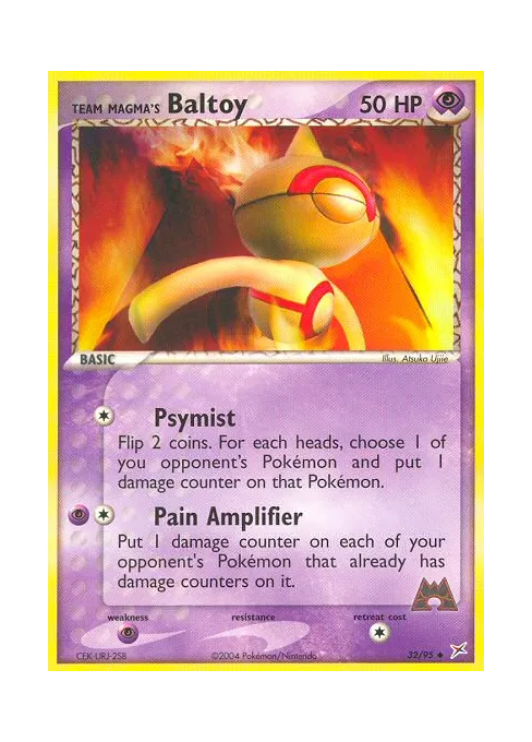 Team Magma's Baltoy - Reverse Holo