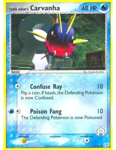 Team Aqua's Carvanha - Reverse Holo