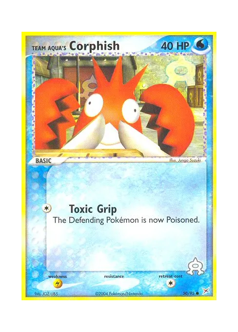 Team Aqua's Corphish - Reverse Holo