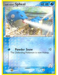 Team Aqua's Spheal - Reverse Holo