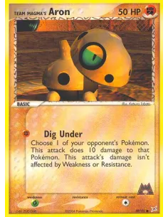 Team Magma's Aron - Reverse Holo