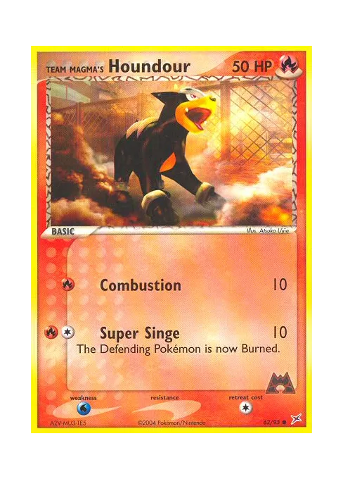 Team Magma's Houndour - Reverse Holo