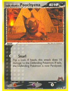 Team Magma's Poochyena - Reverse Holo