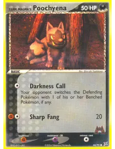 Team Magma's Poochyena - Reverse Holo