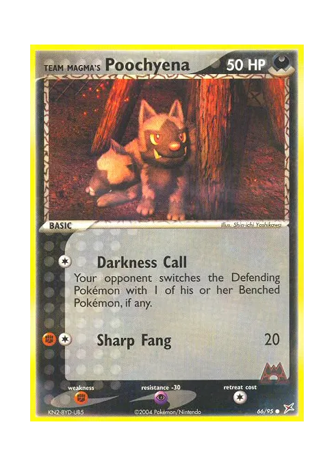 Team Magma's Poochyena - Reverse Holo