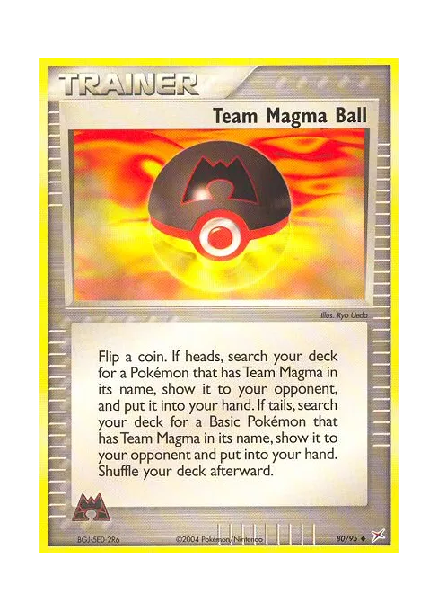 Team Magma Ball - Reverse Holo