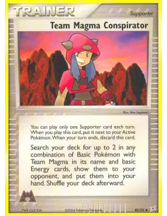 Team Magma Conspirator - Reverse Holo