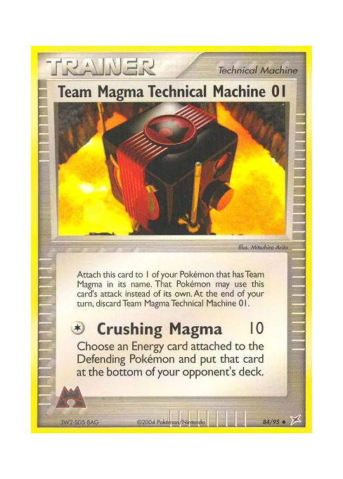 Team Magma Technical Machine 01 - Reverse Holo