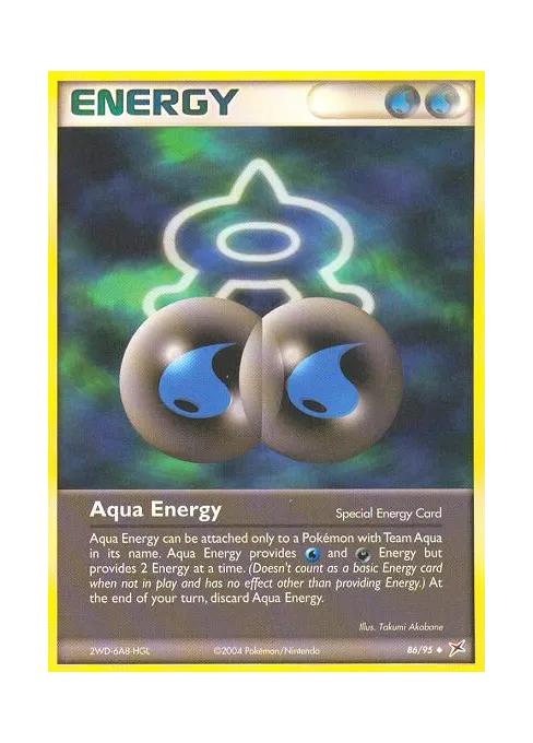Aqua Energy - Reverse Holo