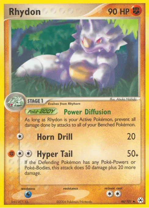 Rhydon - Reverse Holo