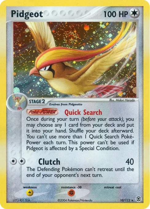 Pidgeot - Reverse Holo