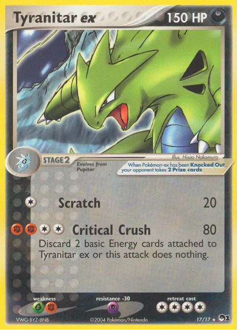 Tyranitar ex - Reverse Holo