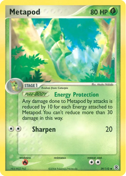 Metapod - Reverse Holo