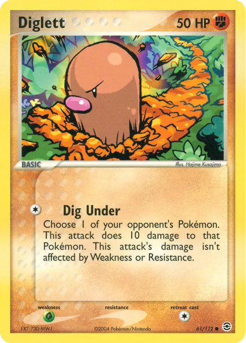 Diglett - Reverse Holo