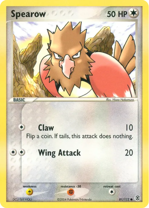 Spearow - Reverse Holo
