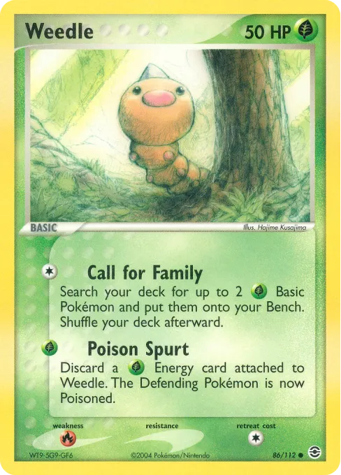 Weedle - Reverse Holo