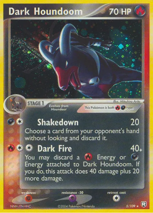Dark Houndoom - Reverse Holo