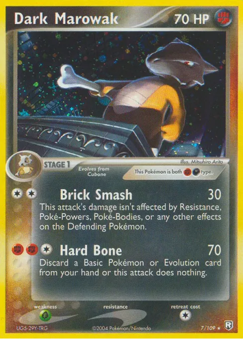 Dark Marowak - Reverse Holo