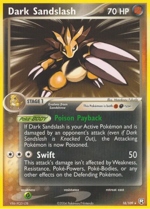 Dark Sandslash - Reverse Holo
