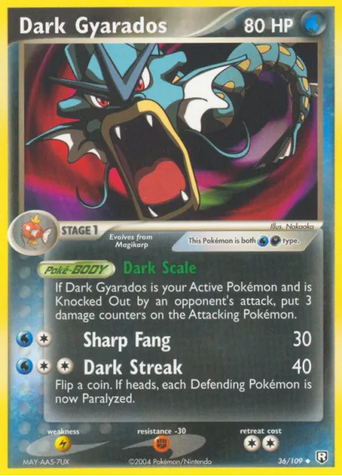 Dark Gyarados - Reverse Holo
