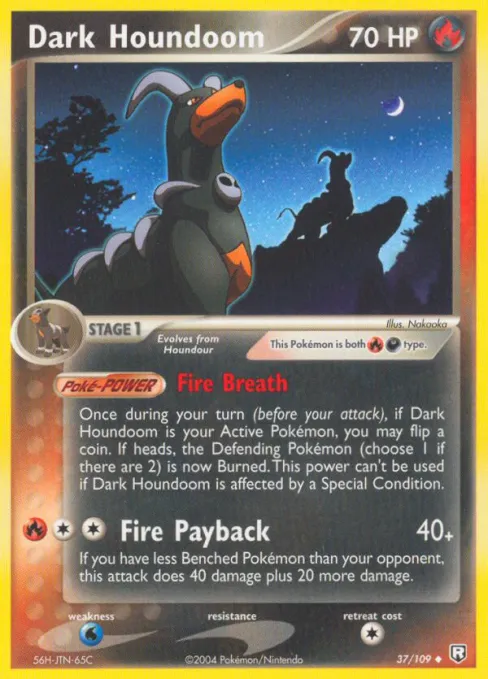 Dark Houndoom - Reverse Holo