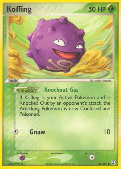 Koffing - Reverse Holo