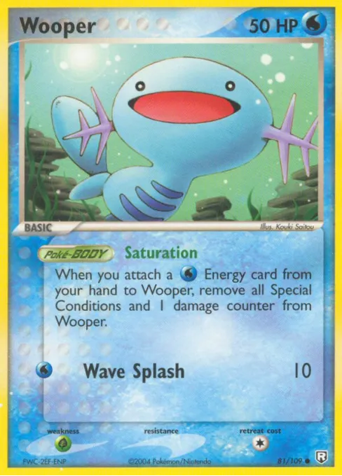 Wooper - Reverse Holo