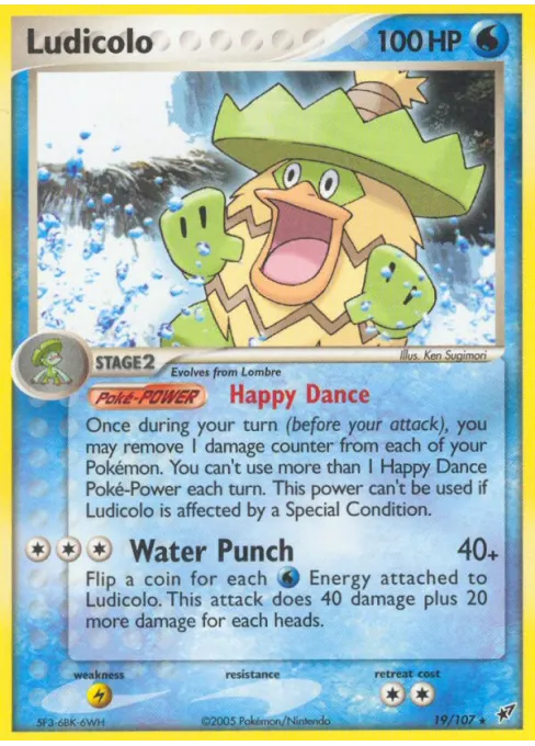 Ludicolo - Reverse Holo