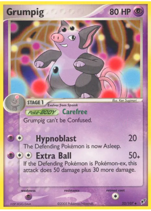 Grumpig - Reverse Holo