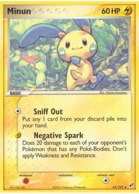 Minun - Reverse Holo