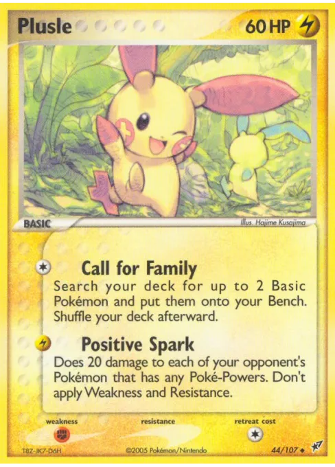 Plusle - Reverse Holo