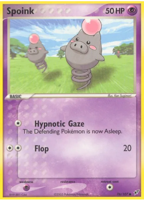 Spoink - Reverse Holo