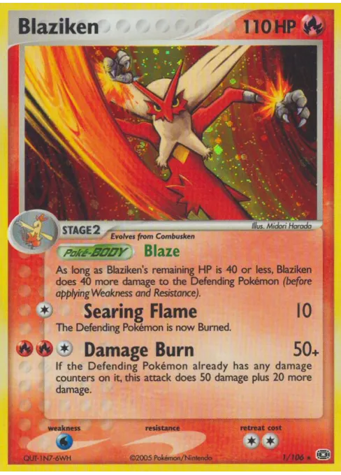 Blaziken - Reverse Holo
