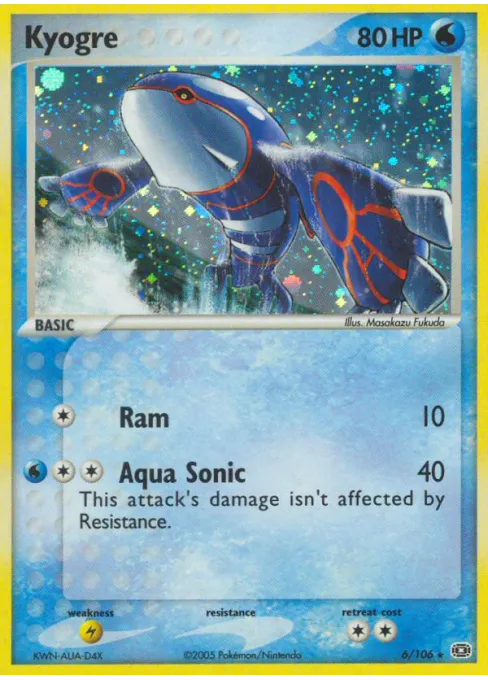 Kyogre - Reverse Holo
