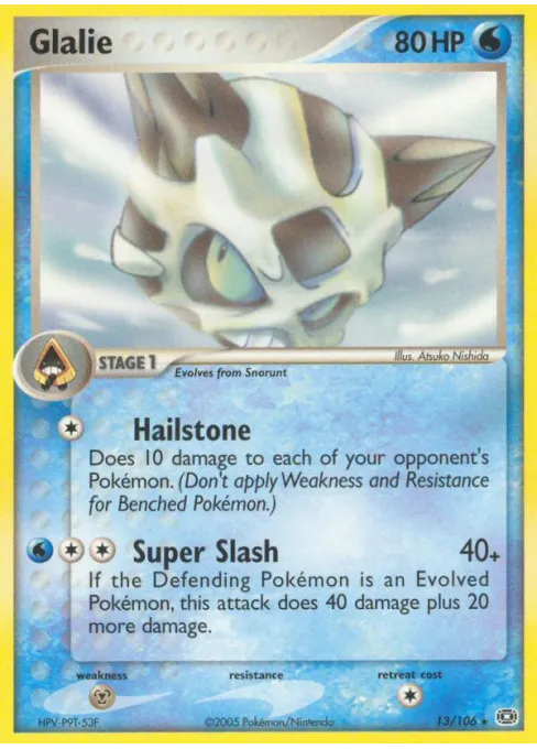 Glalie - Reverse Holo