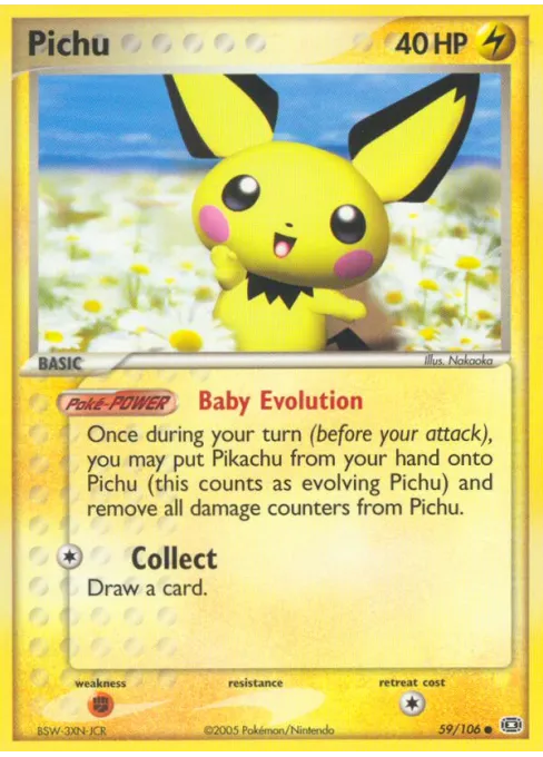 Pichu - Reverse Holo