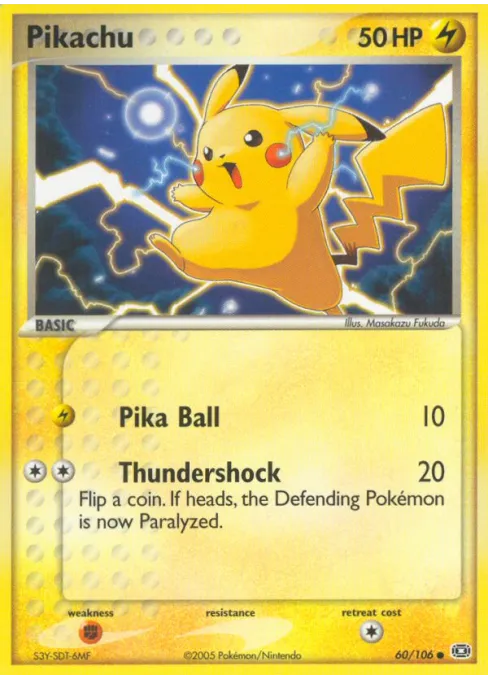 Pikachu - Reverse Holo