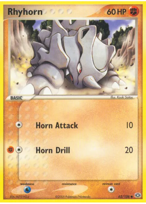 Rhyhorn - Reverse Holo