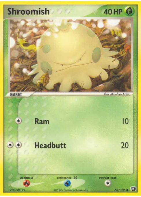 Shroomish - Reverse Holo